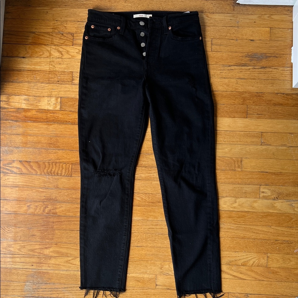 Levi's Wedgie Women's Black Skinny Jeans